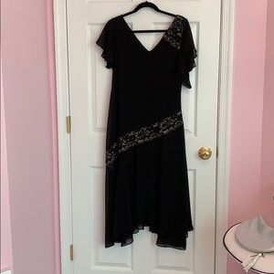 Black Adrianna Papell dress